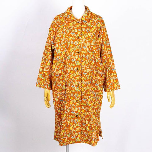 【セール】ワンピース TUNIC ラウンジウェア・ワンピースコレクション フリーサイズ 襟付コートワンピース AWS-49646-A